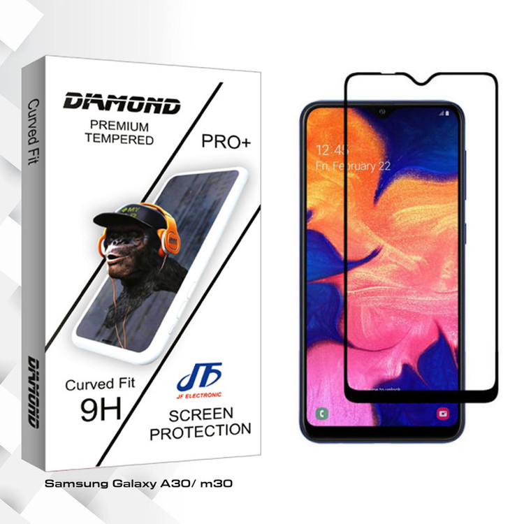 محافظ صفحه نمایش سرامیکی مات جی اف مدل Diamond glass مناسب برای گوشی موبایل سامسونگ Galaxy A30/ m30