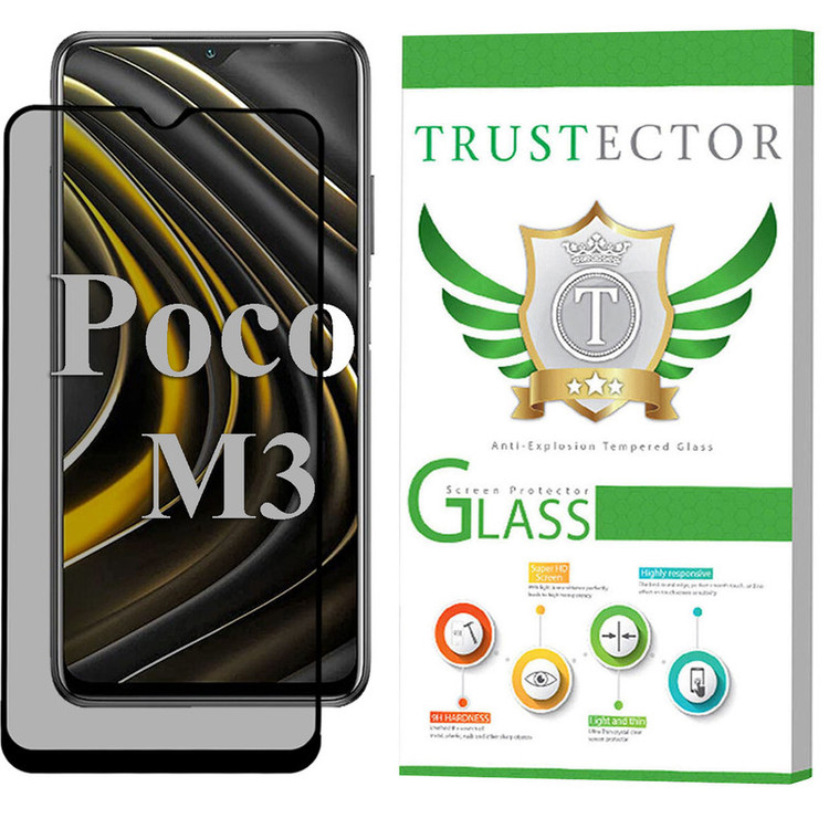 محافظ صفحه نمایش حریم شخصی تراستکتور مدل PFTA مناسب برای گوشی موبایل شیائومی Poco M3