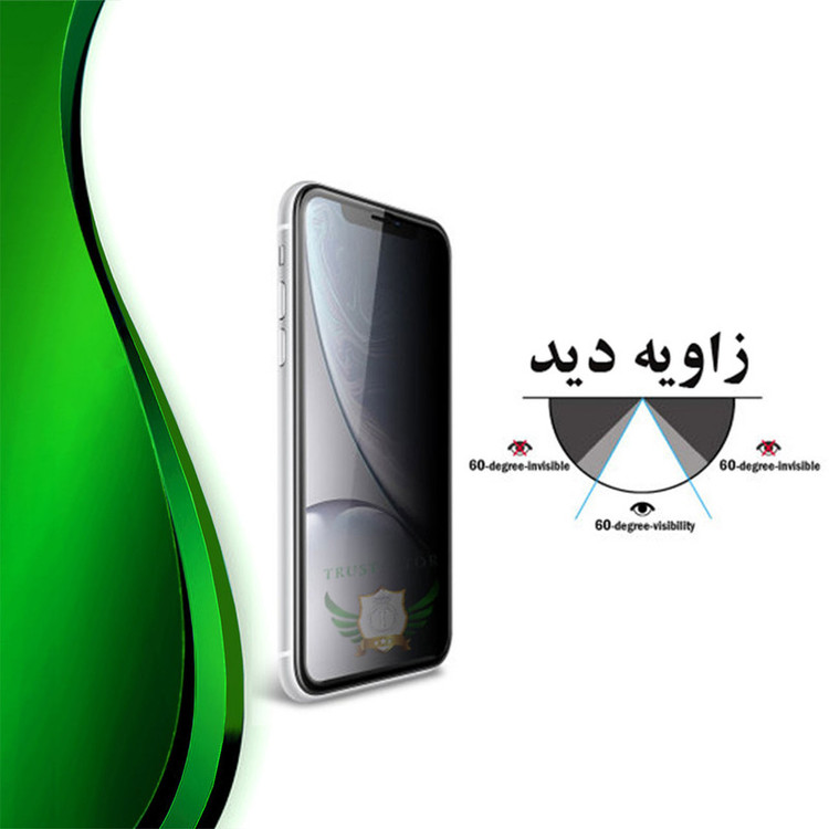 محافظ صفحه نمایش حریم شخصی تراستکتور مدل PFTA مناسب برای گوشی موبایل شیائومی Poco M3