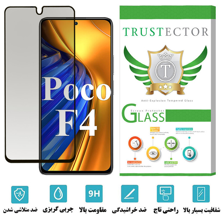 محافظ صفحه نمایش حریم شخصی تراستکتور مدل PFTA مناسب برای گوشی موبایل شیائومی Poco F4