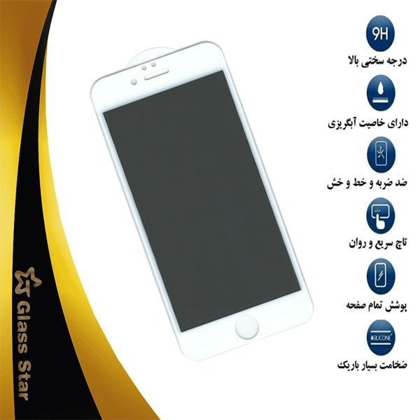 محافظ صفحه نمایش حریم شخصی گلس استار مدل PFGA مناسب برای گوشی موبایل اپل iPhone 6s