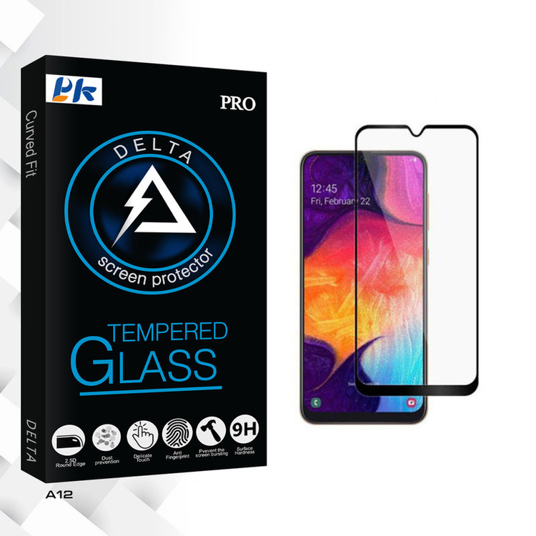 محافظ صفحه نمایش سرامیکی پی کی مدل Delta Glass مناسب برای گوشی موبایل سامسونگ Galaxy A12