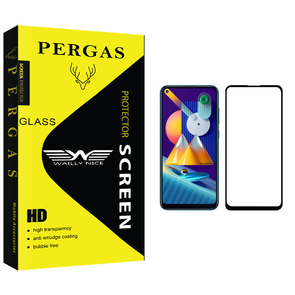 محافظ صفحه نمایش وایلی نایس مدل Pergas Glass مناسب برای گوشی موبایل سامسونگ Galaxy M11
