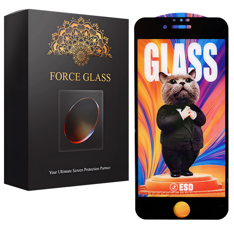 محافظ صفحه نمایش فورس گلس مدل SUPERCAT مناسب برای گوشی موبایل اپل iPhone 8 Plus