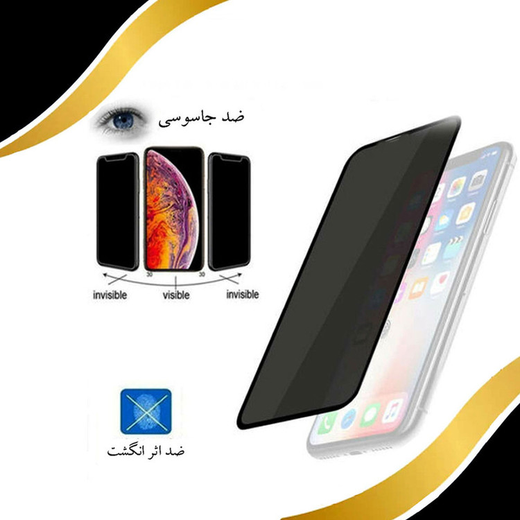 محافظ صفحه نمایش سرامیکی حریم شخصی گلس استار مدل PRIVACYCRS مناسب برای گوشی موبایل شیائومی Redmi Note 11 SE India