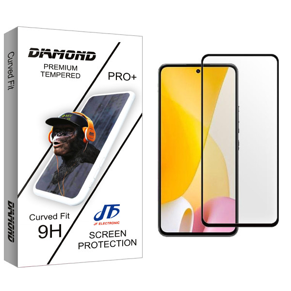 محافظ صفحه نمایش سرامیکی جی اف مدل Diamond مناسب برای گوشی موبایل شیائومی 12 Lite