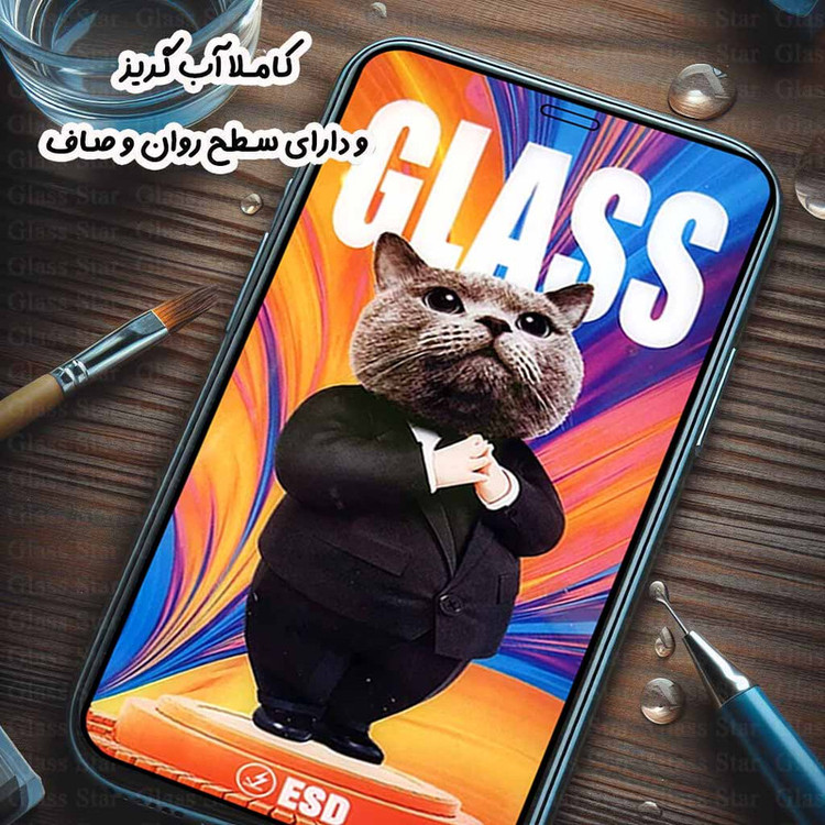 محافظ صفحه نمایش گلس استار مدل SCATG20 مناسب برای گوشی موبایل اپل iPhone 13 / iPhone 13 Pro / iPhone 14