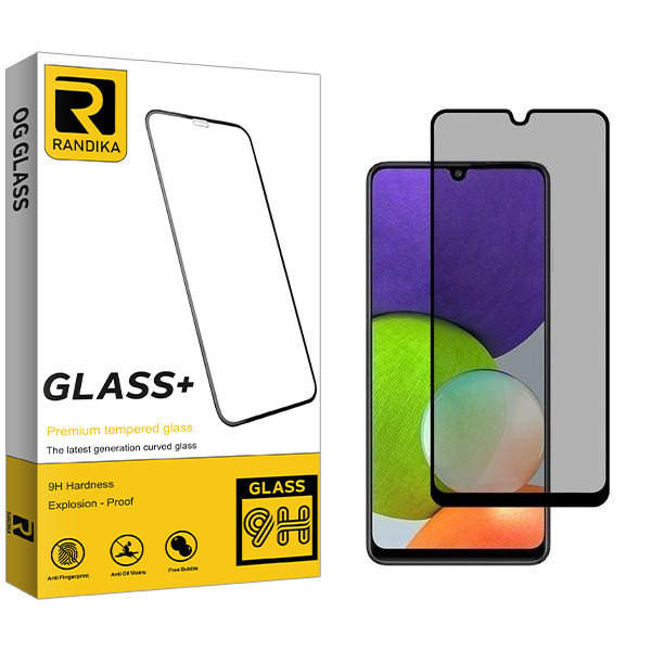 محافظ صفحه نمایش حریم شخصی راندیکا مدل RK مناسب برای گوشی موبایل سامسونگ Galaxy A22 4G
