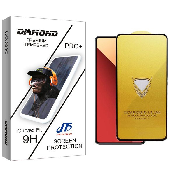 محافظ صفحه نمایش جی اف مدل Diamond2 OG مناسب برای گوشی موبایل شیائومی Redmi Note 13 4G / Redmi Note 13 Pro / Poco F5