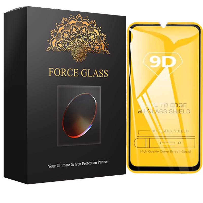 محافظ صفحه نمایش فورس گلس مدل 9DFulGlass مناسب برای گوشی موبایل سامسونگ Galaxy A30