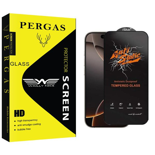 محافظ صفحه نمایش وایلی نایس مدل Pergas2 Antistatic مناسب برای گوشی موبایل اپل iPhone 16 Pro