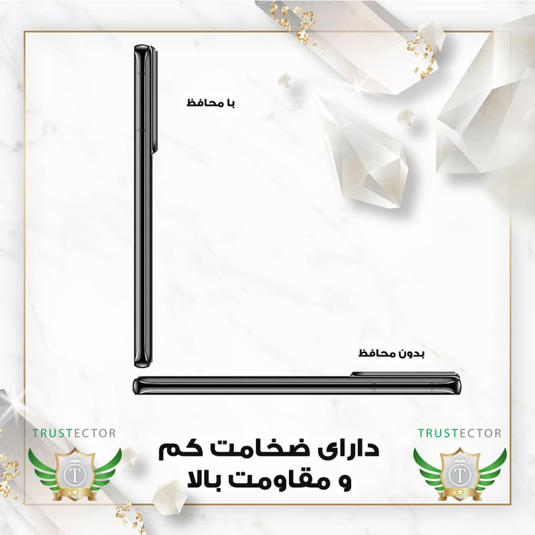 محافظ لنز دوربین تراستکتور مدل FULLENST مناسب برای گوشی موبایل شیائومی 11T / 11T Pro