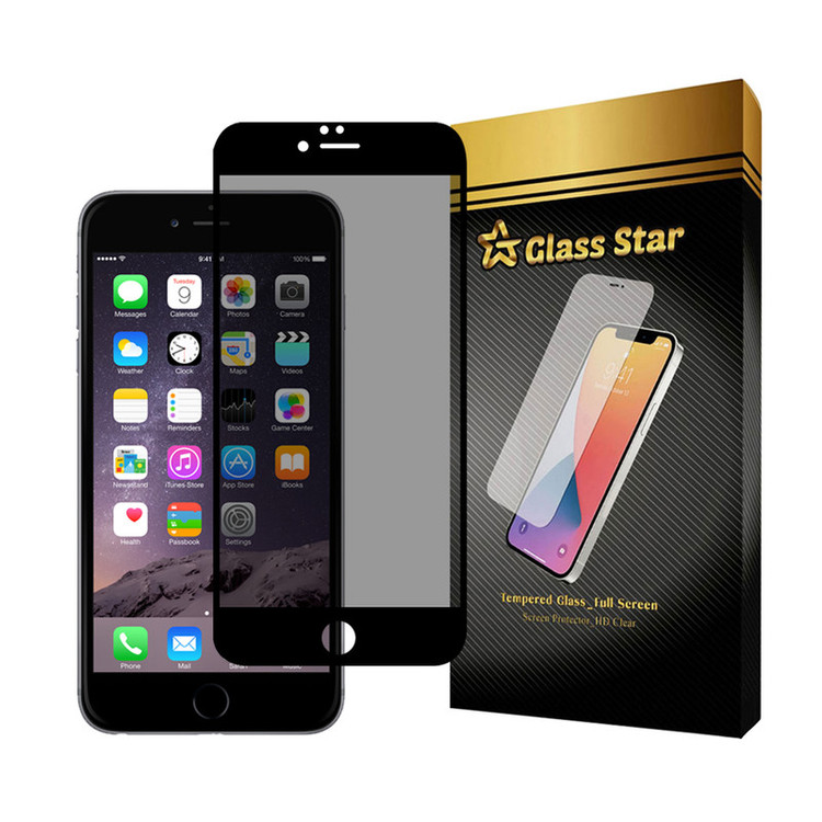 محافظ صفحه نمایش حریم شخصی گلس استار مدل PRIVFULLG مناسب برای گوشی موبایل اپل iPhone 6s Plus / 6 Plus