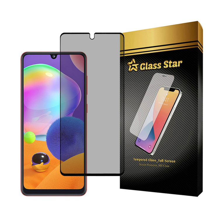 محافظ صفحه نمایش حریم شخصی گلس استار مدل PRIVFULLG مناسب برای گوشی موبایل سامسونگ Galaxy A31 / A22 4G / F22 / M22