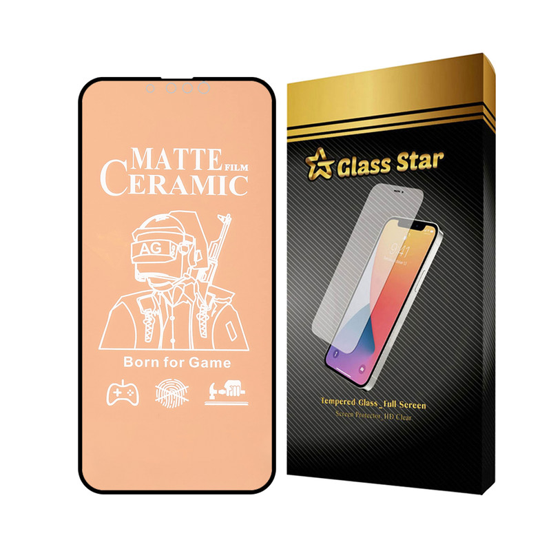 محافظ صفحه نمایش سرامیکی مات گلس استار مدل CERAMICG مناسب برای گوشی موبایل اپل iPhone 13 Pro Max /14 Plus