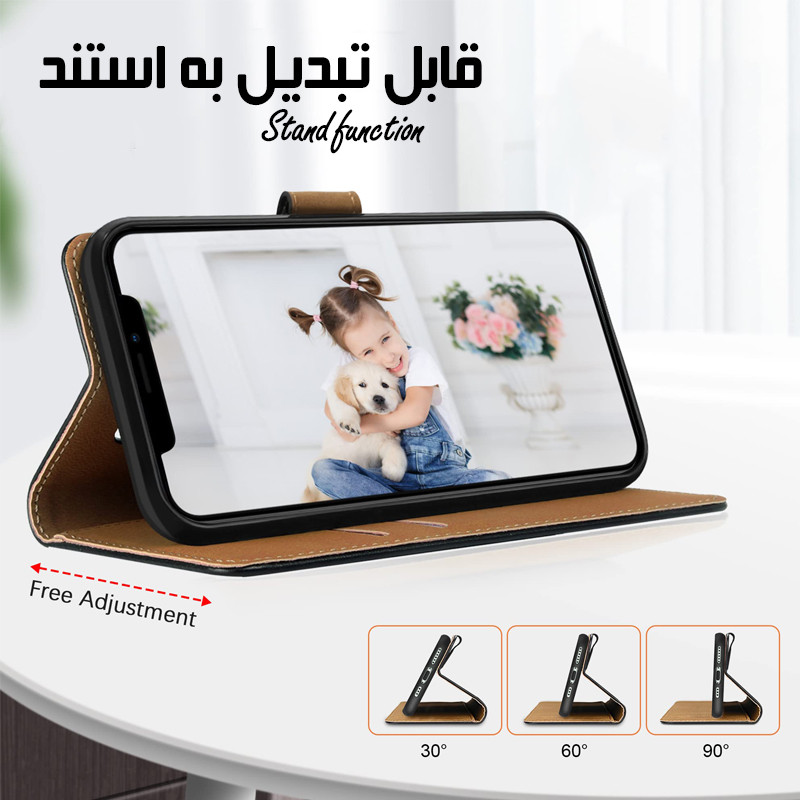محافظ صفحه نمایش فورس گلس مدل M_SUDKIF مناسب برای گوشی موبایل سامسونگ Galaxy A05 به همراه کیف کلاسوری و بندآویز