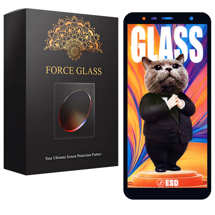 محافظ صفحه نمایش فورس گلس مدل SUPERCAT مناسب برای گوشی موبایل سامسونگ Galaxy J6 Plus