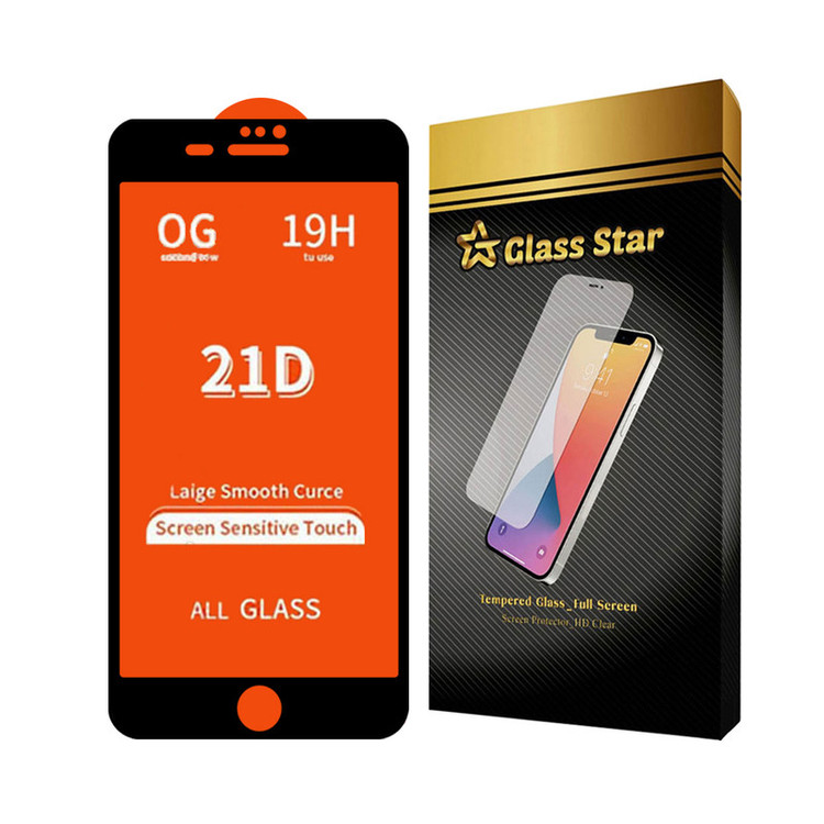 محافظ صفحه نمایش گلس استار مدل FULLGS مناسب برای گوشی موبایل اپل iPhone 8 Plus / iPhone 7 Plus