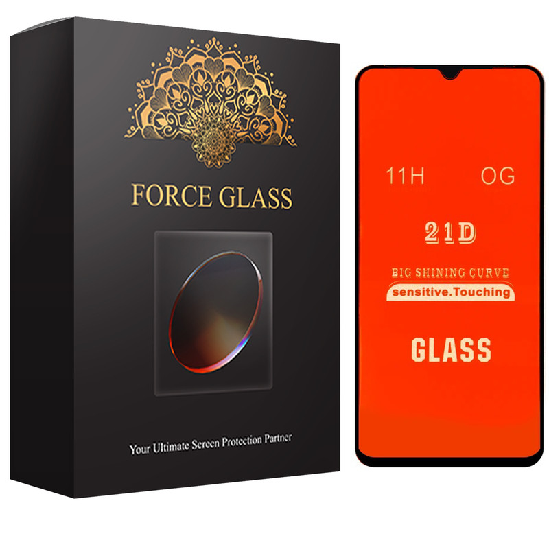 محافظ صفحه نمایش فورس گلس مدل 21DFulGlass مناسب برای گوشی موبایل سامسونگ Galaxy A10