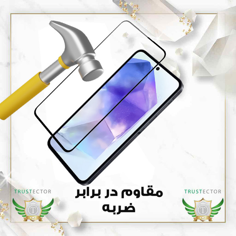محافظ صفحه نمایش تراستکتور مدل SUNT مناسب برای گوشی موبایل اپل iPhone 15 Pro Max به همراه محافظ پشت گوشی