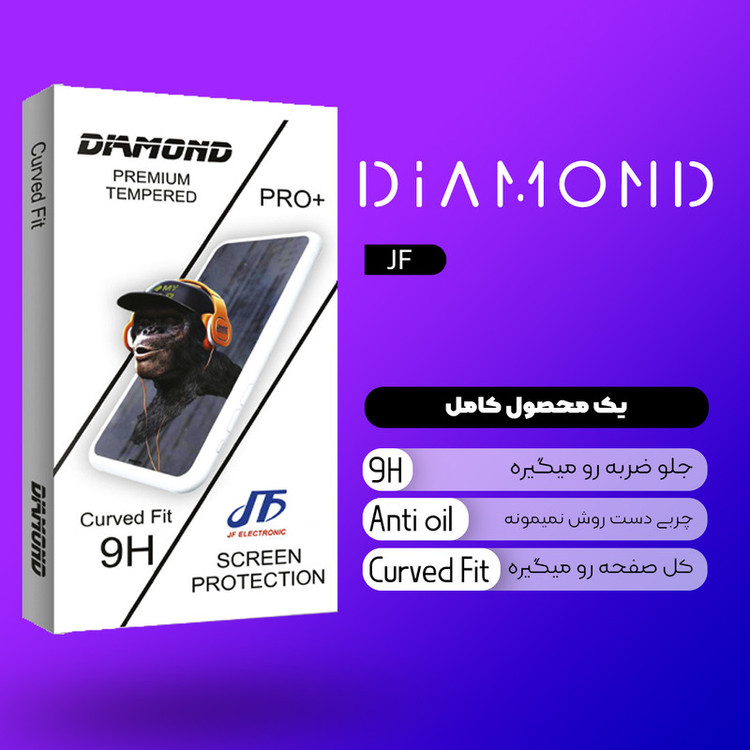محافظ صفحه نمایش سرامیکی جی اف مدل Diamond مناسب برای گوشی موبایل سامسونگ Galaxy A13 4G
