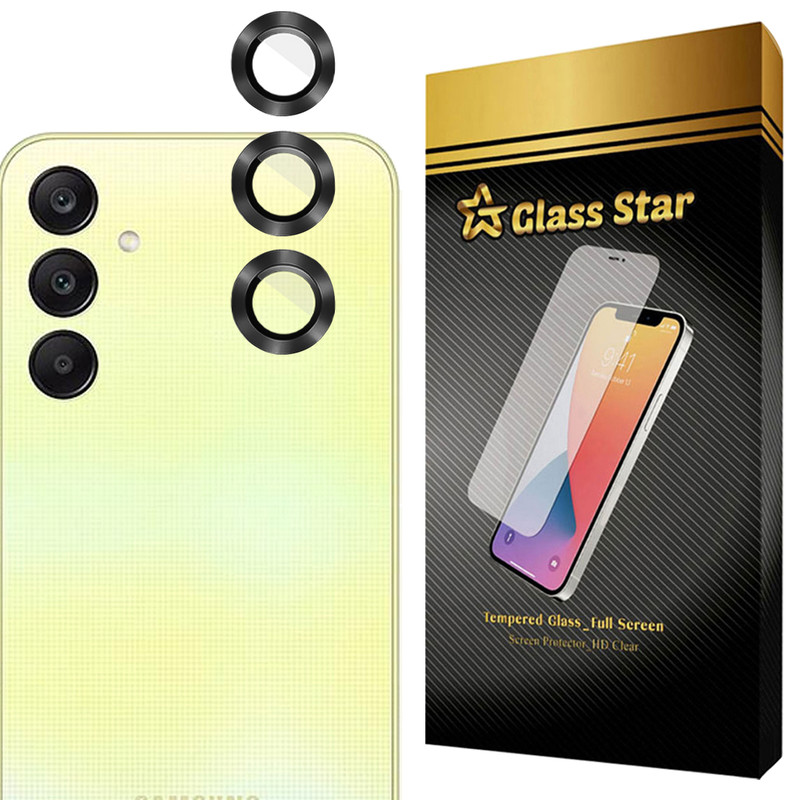 محافظ لنز دوربین فلزی گلس استار مدل GRIN مناسب برای گوشی موبایل سامسونگ Galaxy A14 / Galaxy A24 / Galaxy A34 5G / Galaxy A54 5G