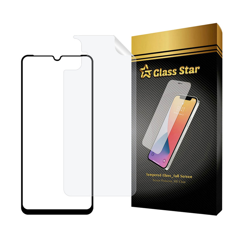 محافظ صفحه نمایش سرامیکی شفاف گلس استار مدل CERAMICNANOST مناسب برای گوشی موبایل سامسونگ Galaxy A05 به همراه محافظ پشت گوشی