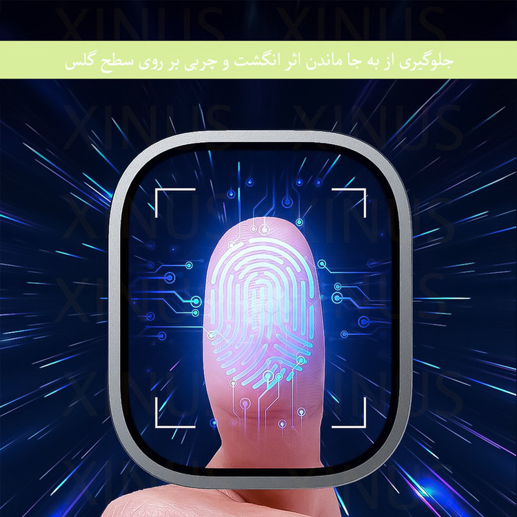 محافظ صفحه نمایش ژینوس مدل XWPM مناسب برای ساعت هوشمند کیو سی وای GTS