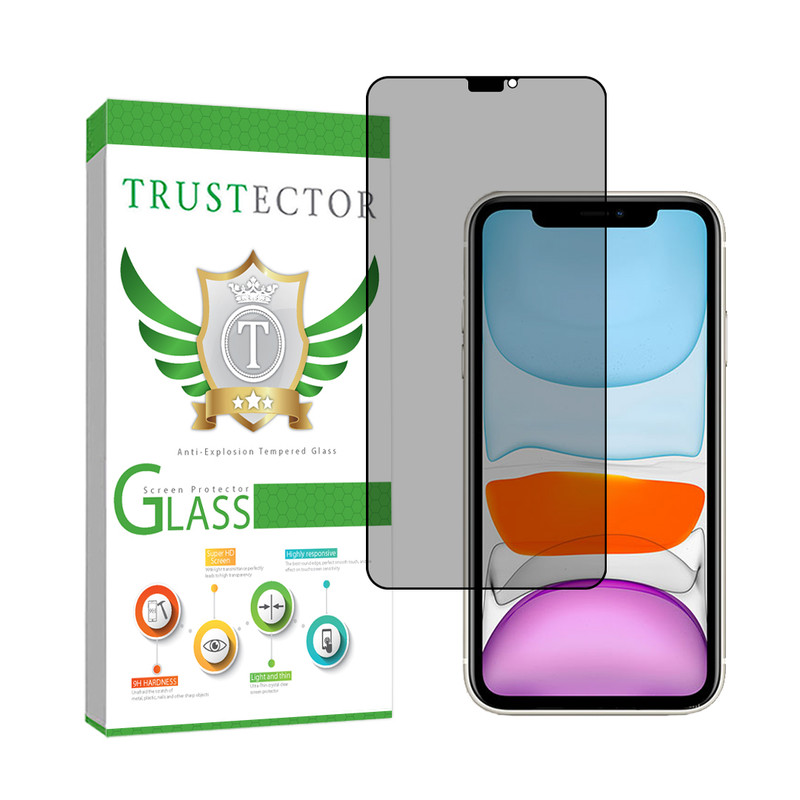 محافظ صفحه نمایش تراستکتور مدل PRIVFULLT مناسب برای گوشی موبایل اپل iPhone 11 / XR