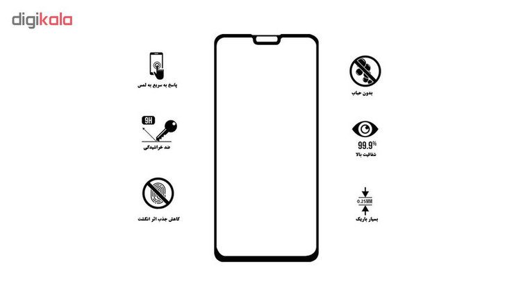 محافظ صفحه نمایش تراستکتور مدل GSS مناسب برای گوشی موبایل هوآوی Enjoy 9 Plus