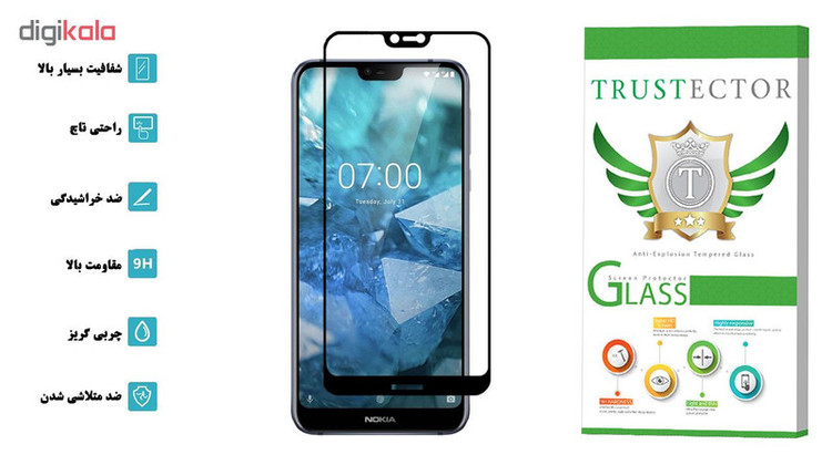 محافظ صفحه نمایش تراستکتور مدل GSS مناسب برای گوشی موبایل نوکیا 7.1