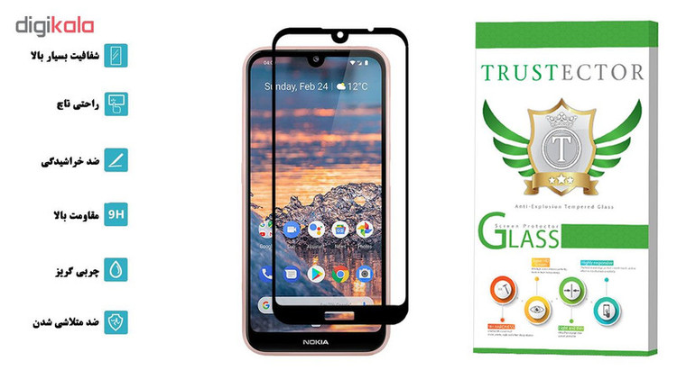 محافظ صفحه نمایش تراستکتور مدل GSS مناسب برای گوشی موبایل نوکیا 4.2