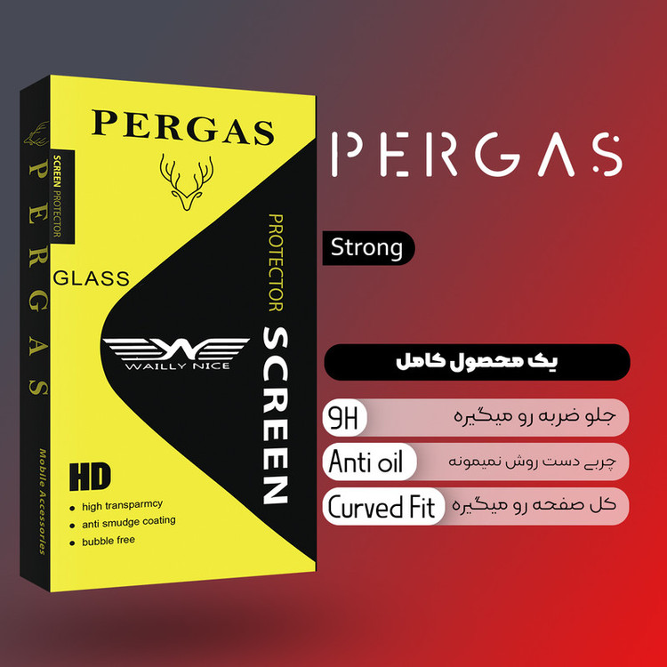 محافظ صفحه نمایش وایلی نایس مدل Pergas Anti Static مناسب برای گوشی موبایل سامسونگ Galaxy F02s