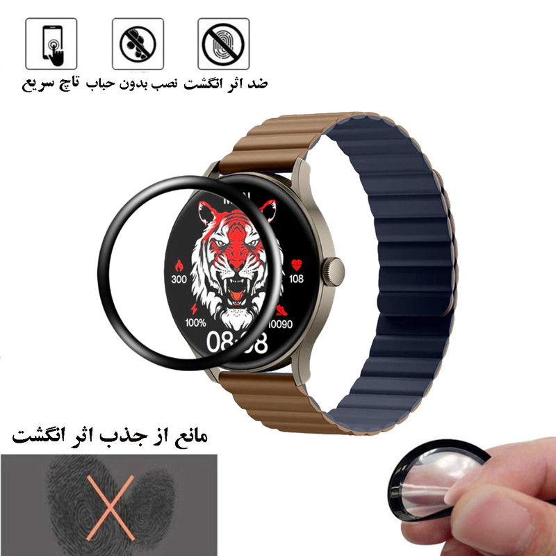 محافظ صفحه نمایش هورس مدل PMMAWH مناسب برای ساعت هوشمند شیائومی Imiki TG1