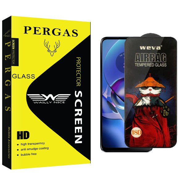 محافظ صفحه نمایش وایلی نایس مدل Pergas Airbag مناسب برای گوشی موبایل موتورولا Moto G54