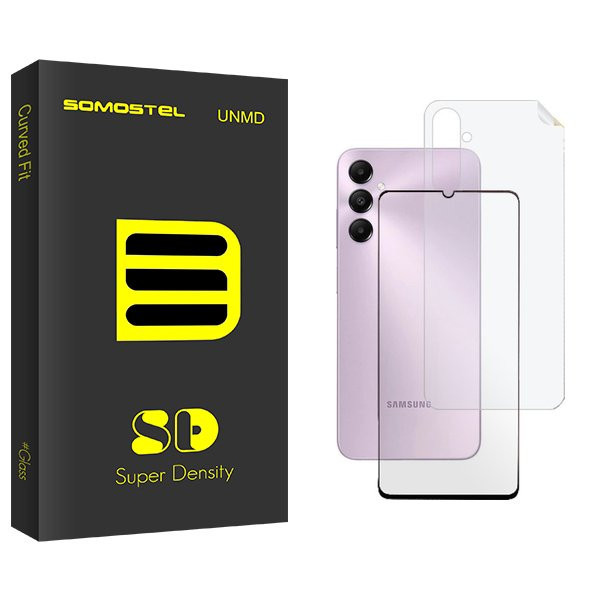 محافظ صفحه نمایش شیشه ای سوماستل مدل SD مناسب برای گوشی موبایل سامسونگ Galaxy A15 به همراه محافظ پشت گوشی