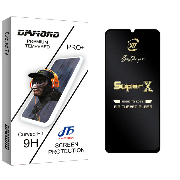 محافظ صفحه نمایش جی اف مدل Diamond SuperX مناسب برای گوشی موبایل سامسونگ Galaxy M30s