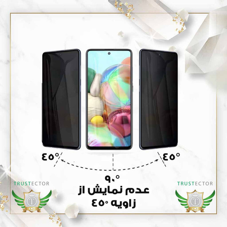 محافظ صفحه نمایش تراستکتور مدل FULLPRIVNANOT مناسب برای گوشی موبایل سامسونگ Galaxy A52 4G / Galaxy A52 5G / Galaxy A52s 5G به همراه محافظ پشت گوشی