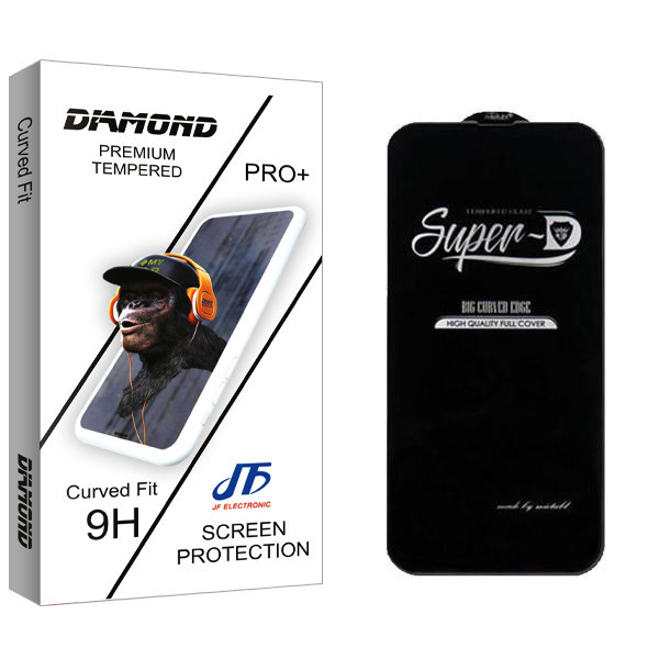 محافظ صفحه نمایش جی اف مدل Diamond SuperD مناسب برای گوشی موبایل اپل iPhone 13 / 13 Pro