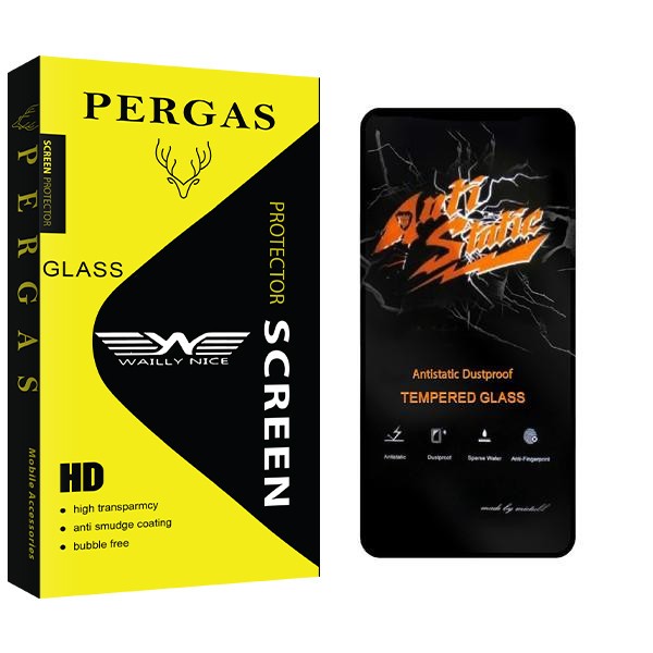 محافظ صفحه نمایش وایلی نایس مدل Pergas Anti Static مناسب برای گوشی موبایل شیائومی Redmi Note 9