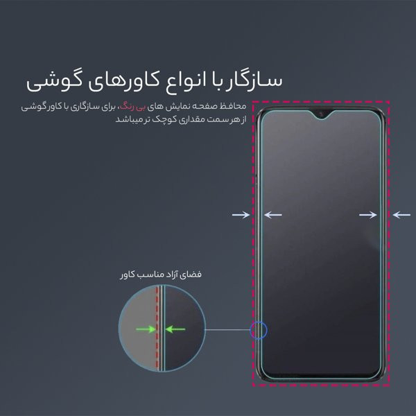 محافظ صفحه نمایش تایگر گلس مدل APL2 مناسب برای گوشی موبایل ویوو Y28