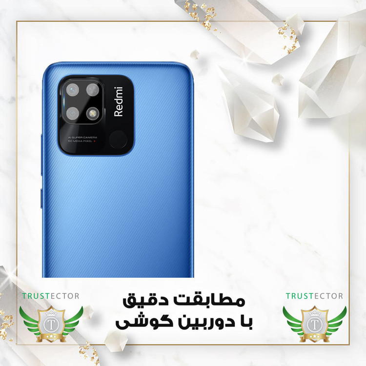 محافظ لنز دوربین تراستکتور مدل LENSFT مناسب برای گوشی موبایل شیائومی Redmi 10C / Redmi 10 Power / Poco C40