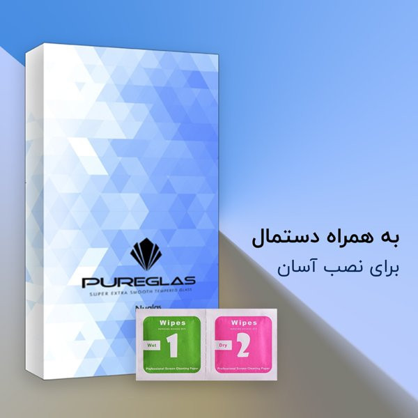 محافظ صفحه نمایش پیور گلس مدل NueGlas مناسب برای گوشی موبایل شیائومی Poco X6 Pro