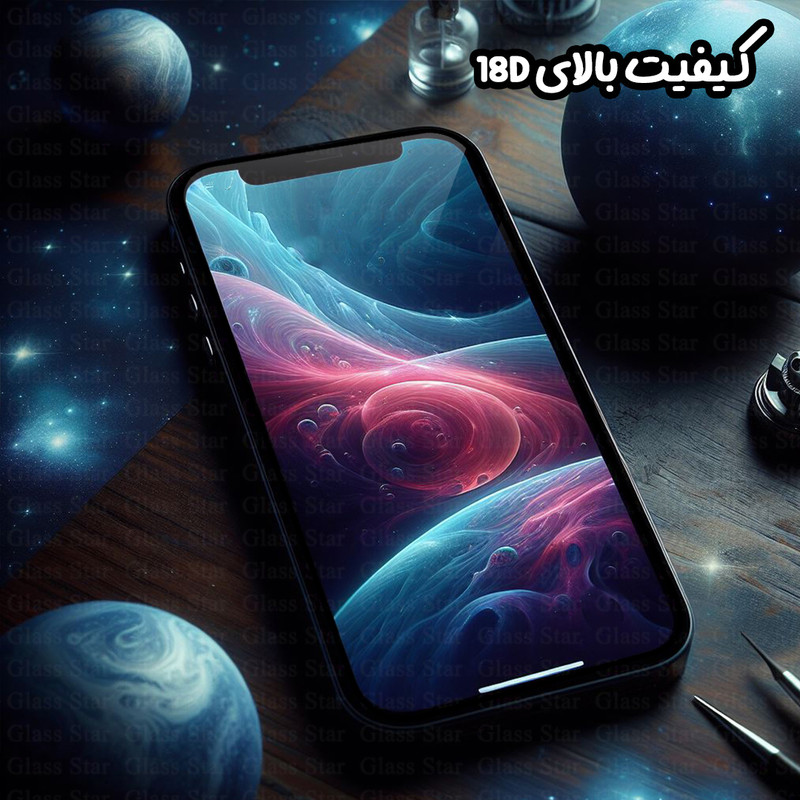 محافظ صفحه نمایش گلس D`HARDمدل AIRNABKGS مناسب برای گوشی موبایل اپل iPhone 11 Pro Max به همراه محافظ پشت گوشی