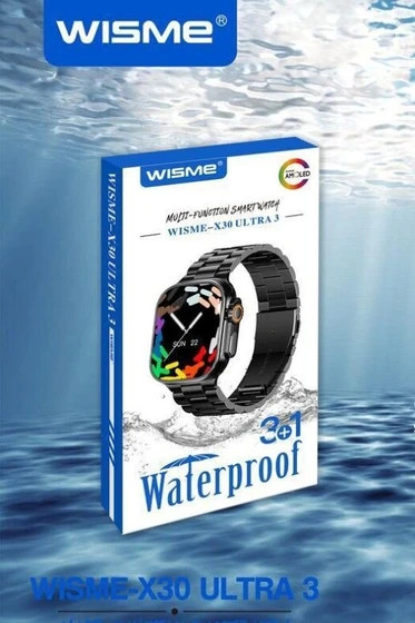 ساعت هوشمند ویسمی مدل X30 Ultra 3 ضدآب اورجینال 12 ماه گارانتی