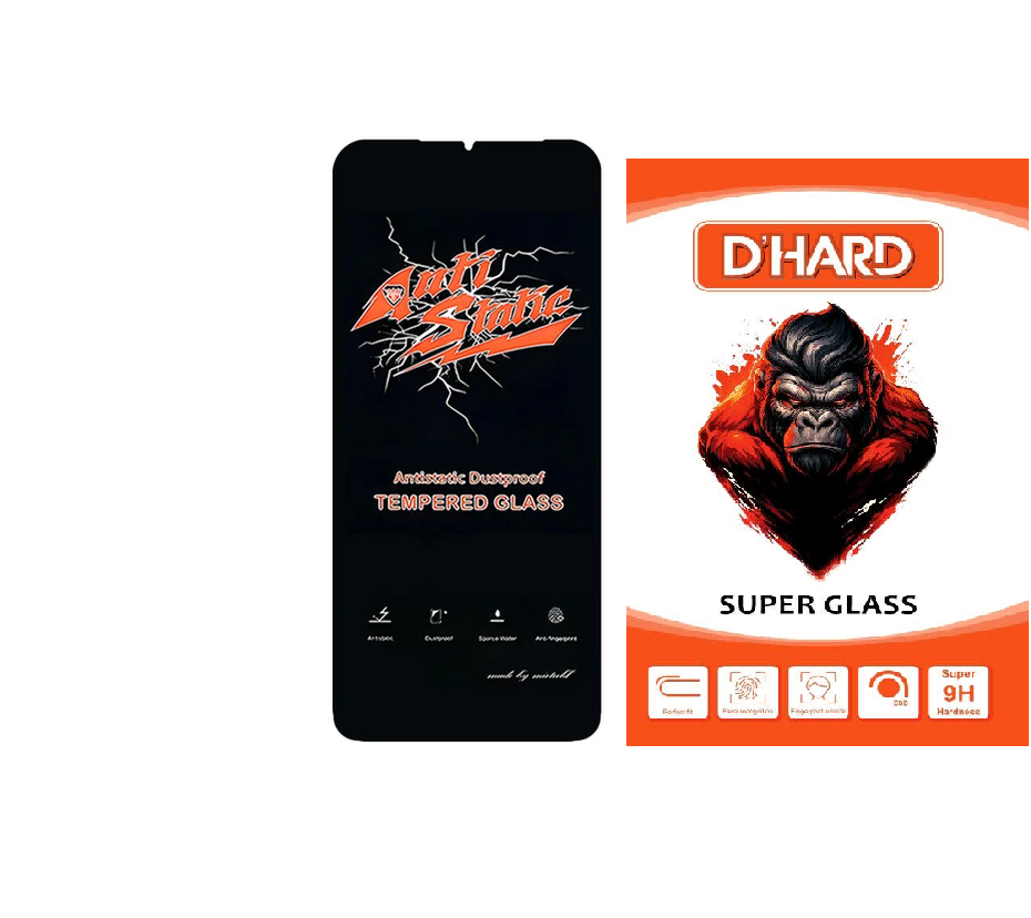 محافظ صفحه نمایش گلس D`HARDمدل ANTIDUSTSNW مناسب برای گوشی موبایل سامسونگ Galaxy A22