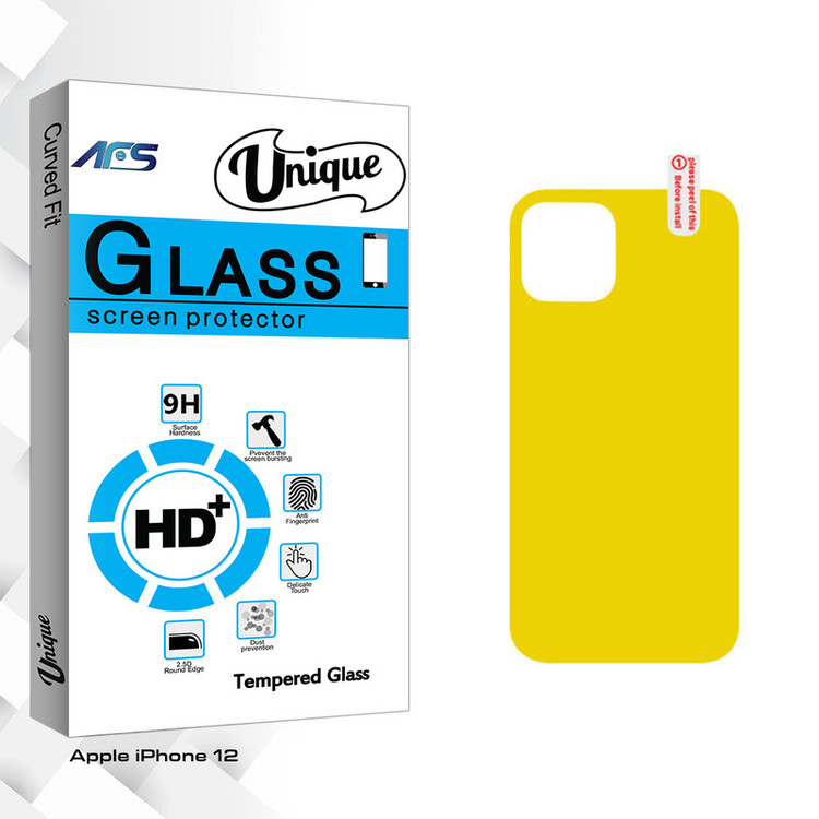 محافظ پشت گوشی ای اف اس مدل Unique Glass مناسب برای گوشی موبایل اپل iPhone 12