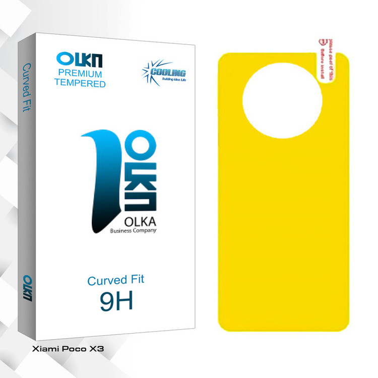 محافظ پشت گوشی کولینگ مدل Olka glass مناسب برای گوشی موبایل شیائومی Poco X3