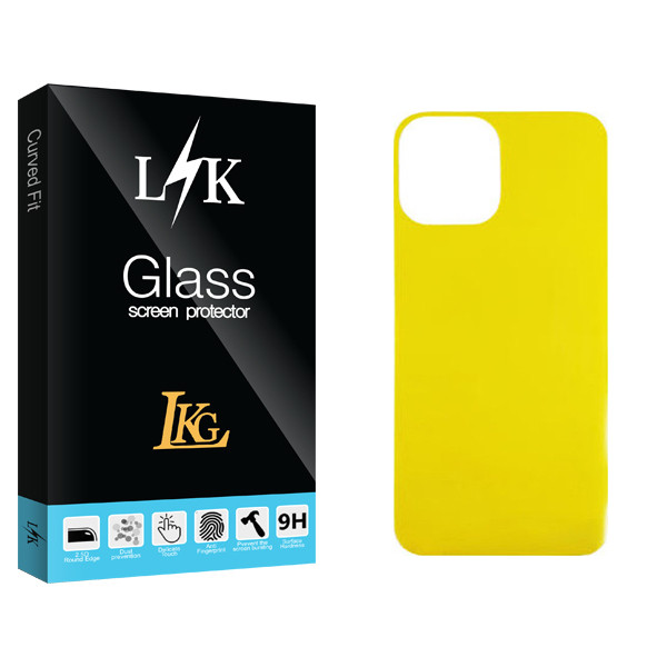 محافظ پشت گوشی ال کا جی مدل LK Glass FLL فلزی مناسب برای گوشی موبایل اپل iPhone 13