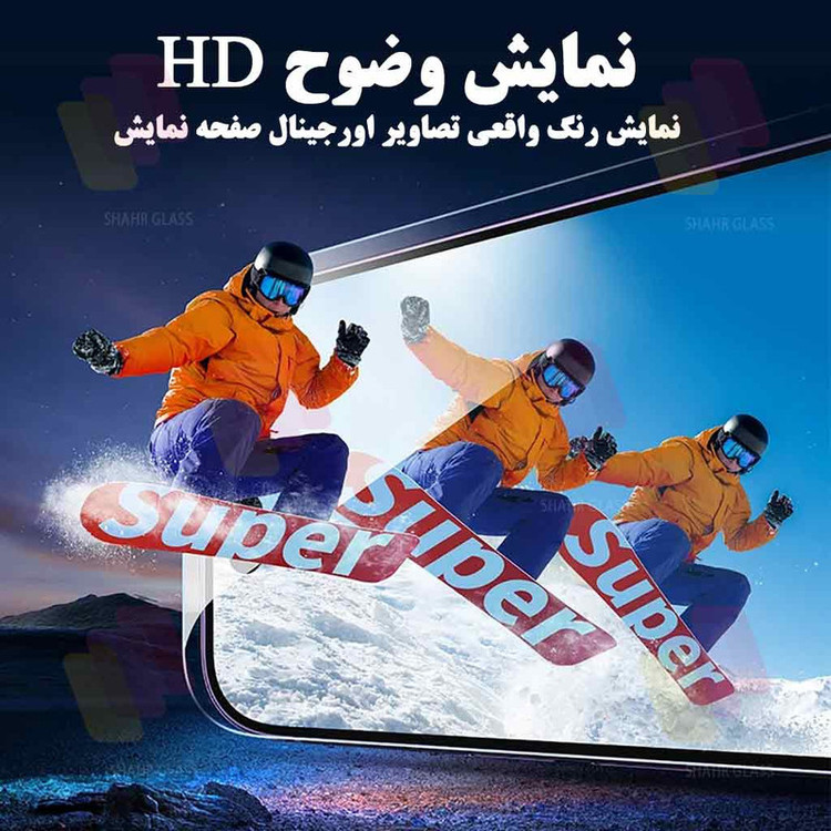 محافظ صفحه نمایش شهر گلس مدل ANNS مناسب برای گوشی موبایل اپل iPhone 13 به همراه محافظ پشت گوشی